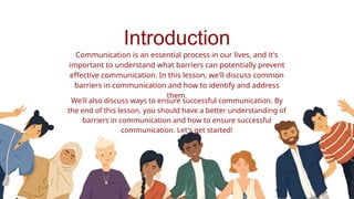 Understanding and Overcoming Barriers to Effective Communication | PPTX