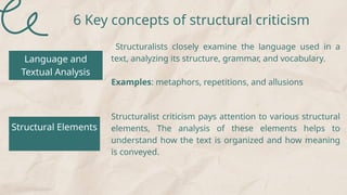 Structuralism Literary Theory and Criticism | PPTX