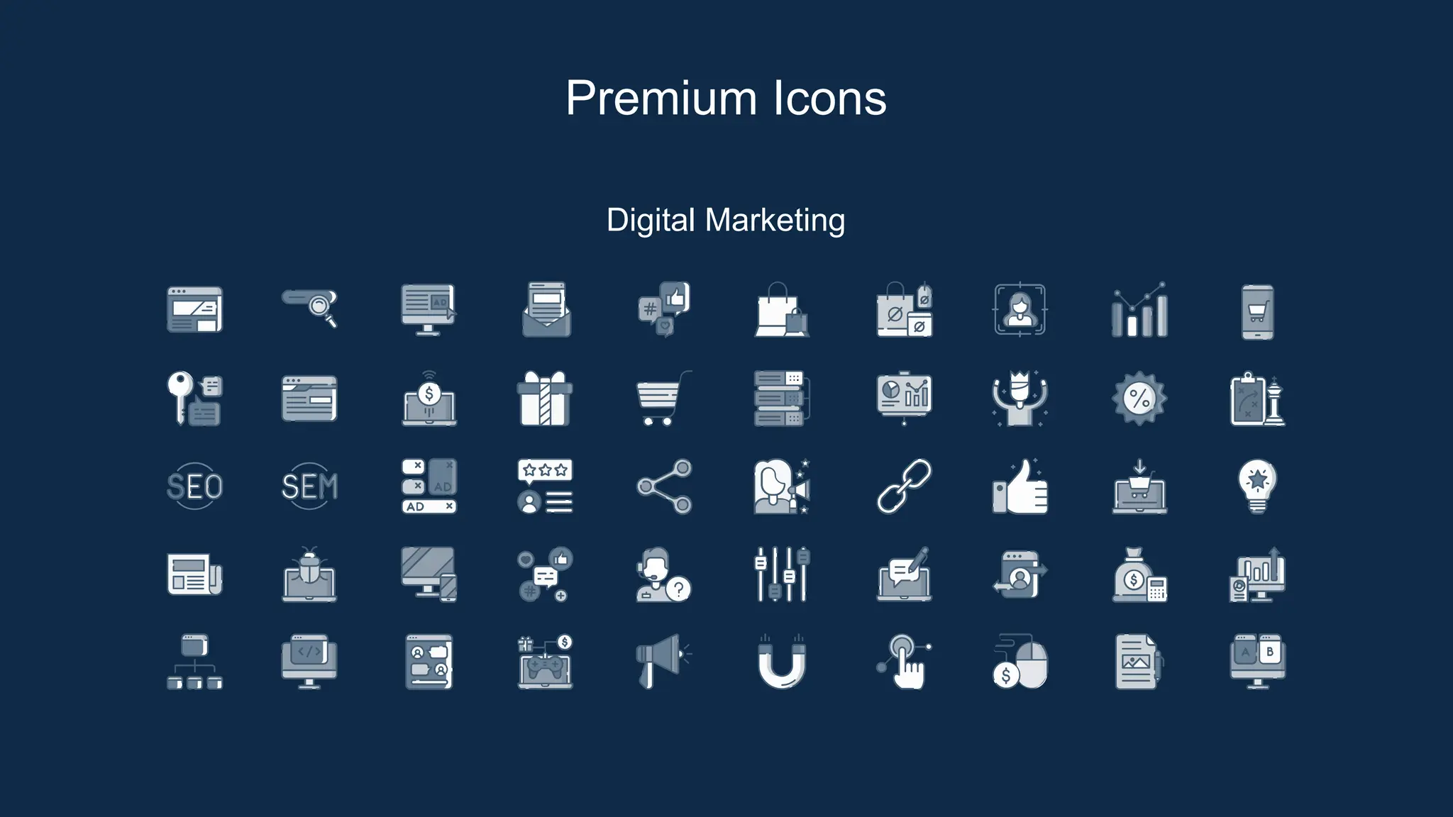 Digital Marketing
Premium Icons
 