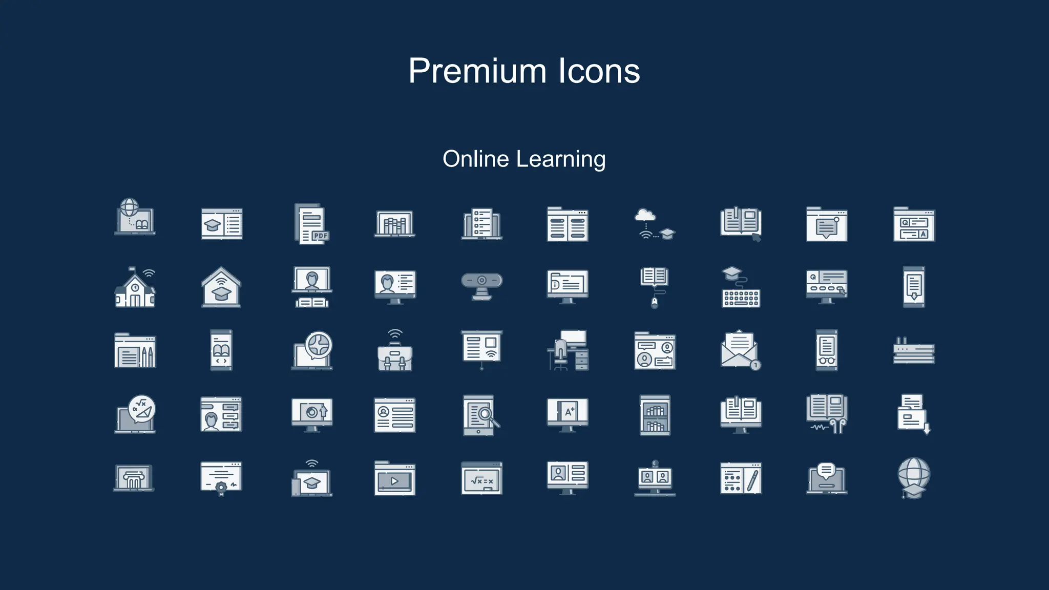 Online Learning
Premium Icons
 