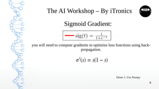 Demo1 use numpy | PPT