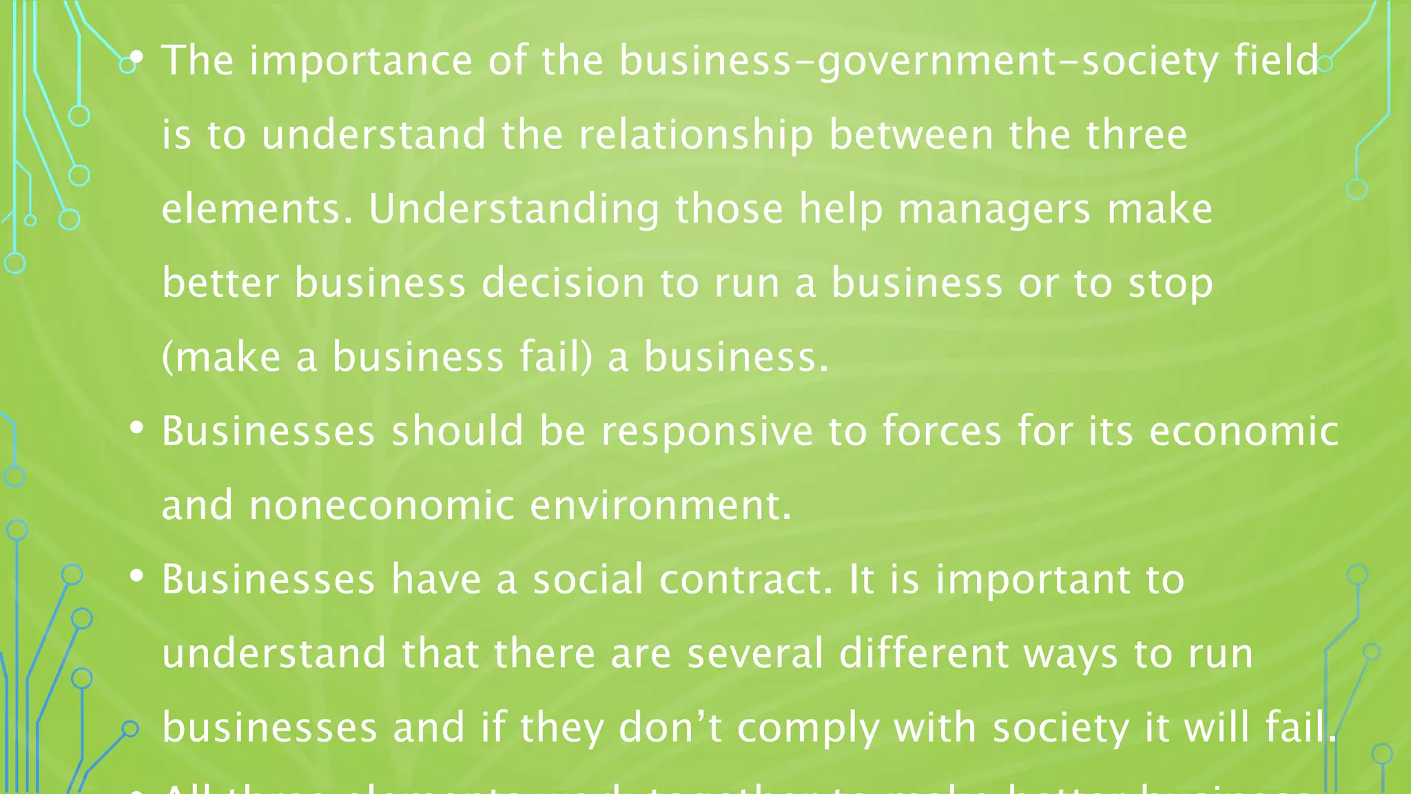 Business government and society | PPTX