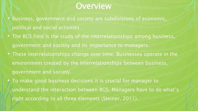 Business government and society | PPTX