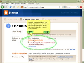 Tutorial sobre o uso do Blogspot