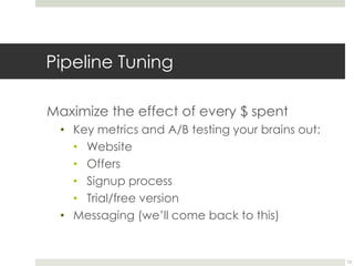 Customers – problems, ROI, buying process, environment, buying units