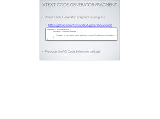 Integrating Xtext Language Server support in Visual Studio Code | PDF
