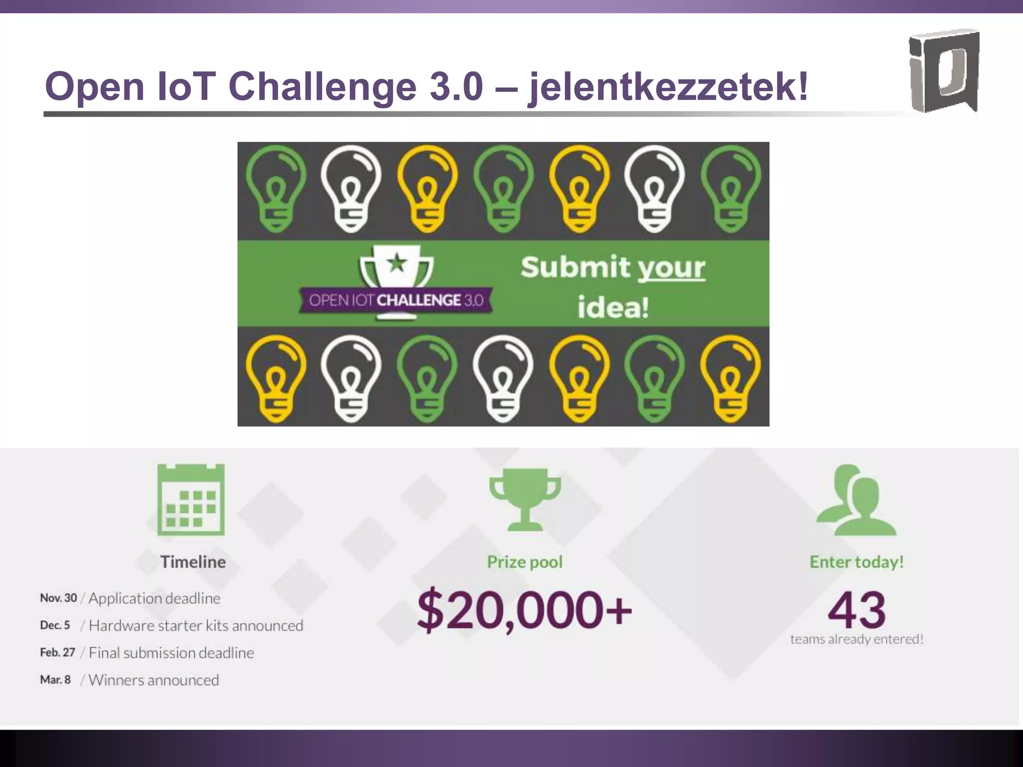 Open IoT Challenge 3.0 – jelentkezzetek!
 