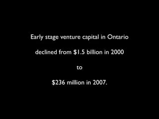 How Startups will save Canadian Venture Capital