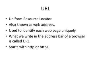 Website/Web Applications / Static vs Dynamic Website / Web Browser / | PPTX