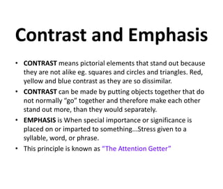 Elements and Principles of Design | PPTX