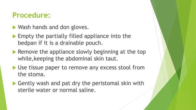 Demo Colostomy Pptx In Child Health Nursing Ppt