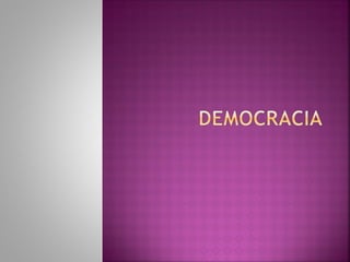 Democracia Profesor Miguel de Arriba 1 