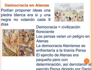 La historia de Atenas y la democracia siglo V a.c. | PPTX