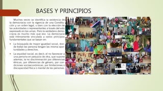 BASES Y PRINCIPIOS
 