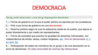 DEMOCRACIA
 