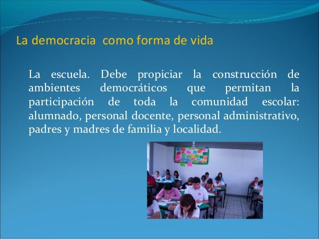 Democracia Como Forma De Vida