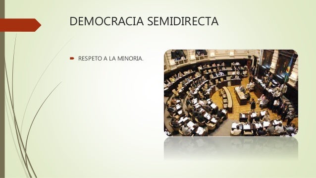 Democracia directa, indirecta y semidirecta