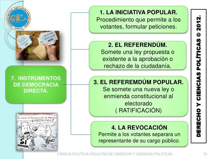 Democracia directa y partipacion politica