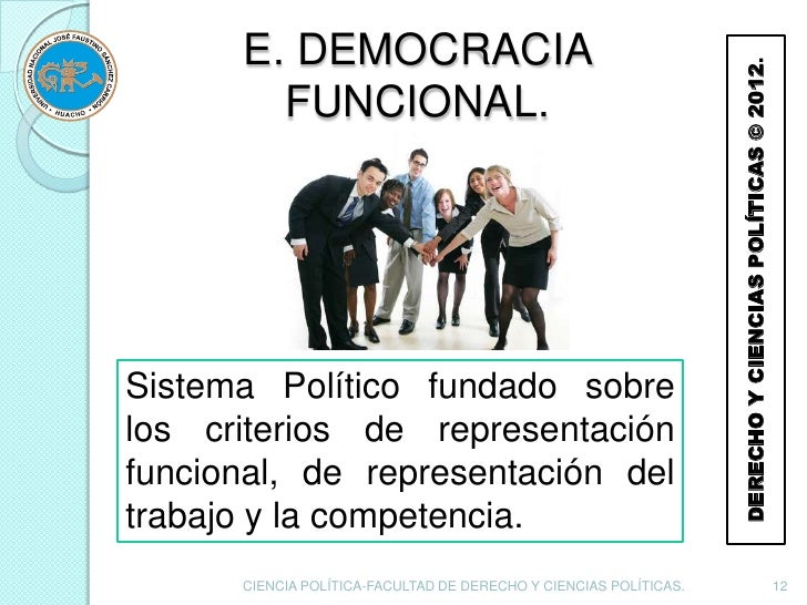 E. DEMOCRACIA DERECHO Y CIENCIAS POLÍTICAS © 2012. ...