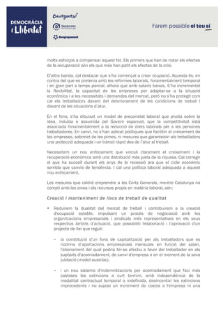 Democracia i Llibertat - Programa Propuestas Empleo