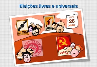Eleições livres e universais 