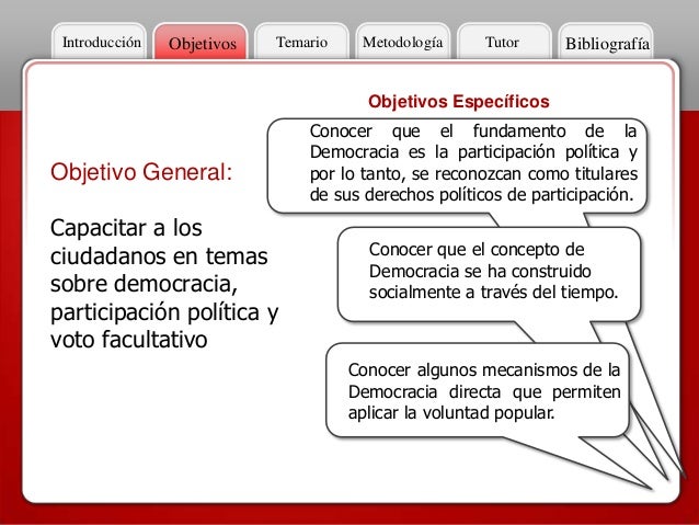 Democracia y participación política