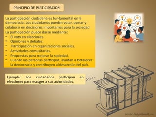 Principios Básicos de la Democracia y su Impacto en la Vida Cotidiana ...