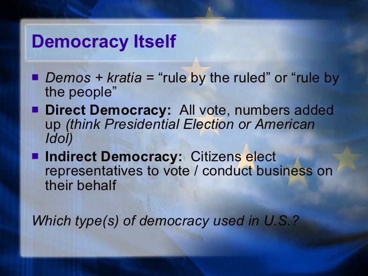 Foundations of Democracy