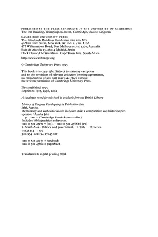Democracy and Authoritarianism in South Asia_ A Comparative and ...