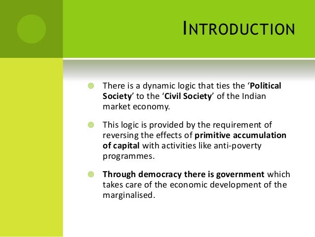 political democracy and economic development in india