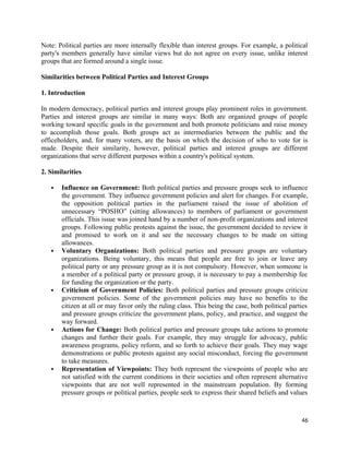 Political Goals Examples Democracy & Election new 2025 for ppt preparation.docx