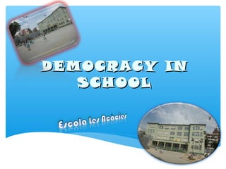 DEMOCRACY INDEMOCRACY IN
SCHOOLSCHOOL
 