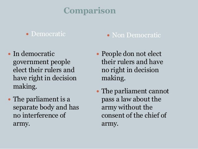 An essay on democracy is better than dictatorship