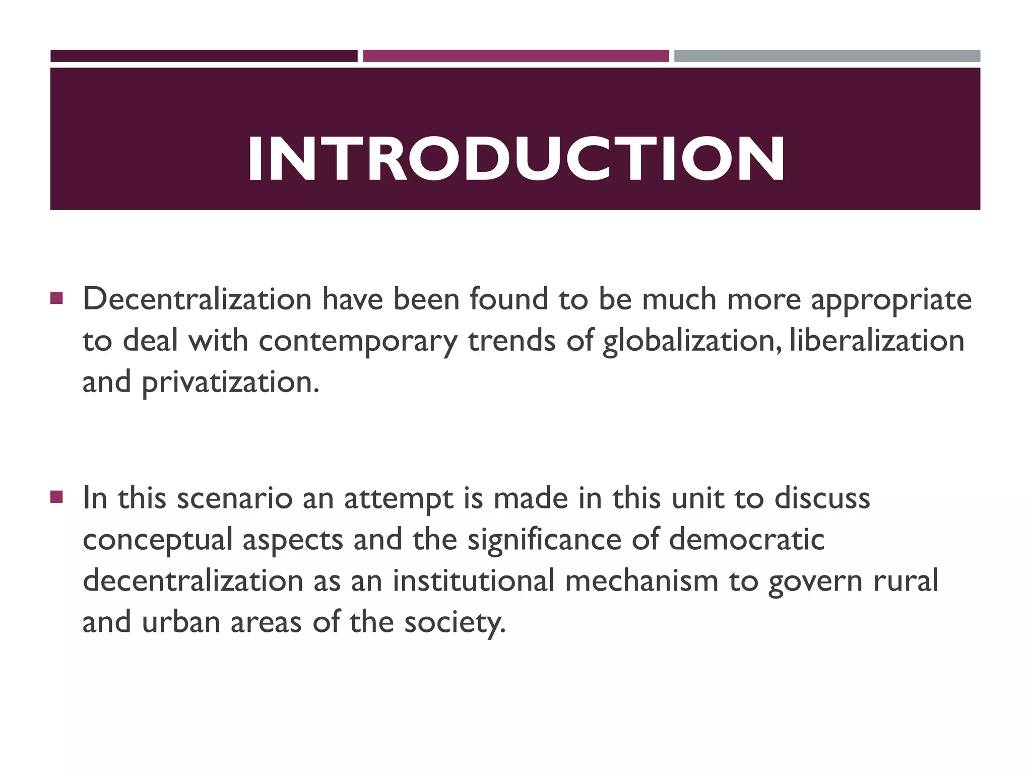 Democratic decentralization by karunambika | PDF