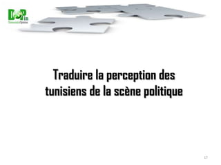 Détecter la prédisposition des tunisiens au militantisme dans le cadre d’un parti politique et/ou d’une association14