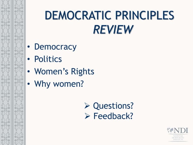 Democratic Principles.ppt