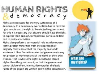 Democratic Rights Pictures Examples Democratic rights | PPSX