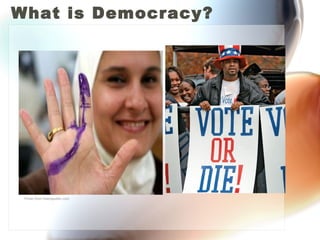 What is Democracy? Photo from freerepublic.com 