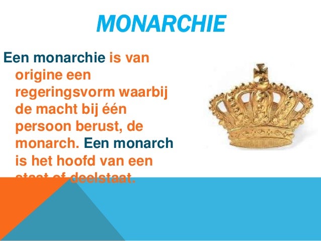 Democratie, monarchie , republiek en dictatuur