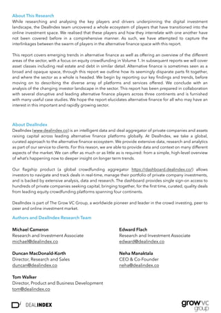  
About This Research
While researching and analysing the key players and drivers underpinning the digital investment
land...