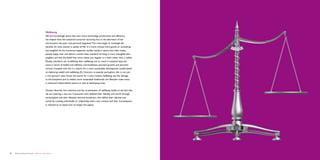 Wellbeing
                                           We are increasingly aware that ever more technology, productivity and efficiency
                                           has helped drive the industrial-consumer economy, but to the detriment of the
                                           environment, the poor and personal happiness. The costs begin to outweigh the
                                           benefits. So what exactly is quality of life? Is it more money, more goods, or something
                                           less tangible? As the numerous happiness studies testify, it seems that what makes
                                           people happy, over and above a certain basic standard of living, is more intangible than
                                           tangible, and that the belief that more makes you happier is a myth rather than a reality.
                                           People, therefore, are re-defining their wellbeing, not so much in material ways but
                                           more in terms of health and wellness, connectedness, personal growth and personal
                                           control. Coupled with this is a search for a more sustainable development model based
                                           on balancing wealth and wellbeing (5). Contrary to popular perception, this is not just
                                           a rich person’s issue. Given the search for a more holistic wellbeing and the damage
                                           to the biosphere and to health, more sustainable livelihoods and lifestyles make sense
                                           in advanced industrialized nations as well as developing ones.


                                           Greater diversity and creativity and the re-evaluation of wellbeing testify to the fact that
                                           we are entering a new era. Consumers who defined their identity and worth through
                                           consumption and their lifestyles become producers, who define their identity and
                                           worth by creating, individually or collectively, there own content and lives. Consumption
                                           is reduced to an aspect but no longer the aspect.




10   Democratizing the future – Beyond consumption                                                                                        Brochure   11
 