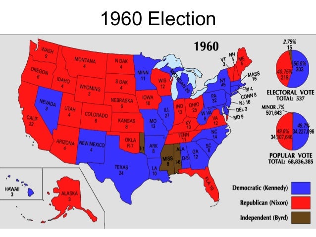 Democrat And Republican States Map - Map