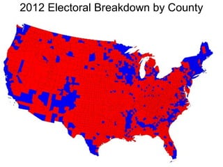 2012 Electoral Breakdown by County
 