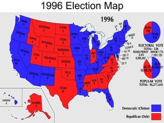 1996 Election Map
 