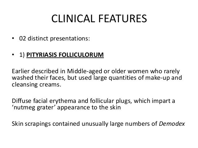 25 New Pityriasis Folliculorum Demodectic Mange