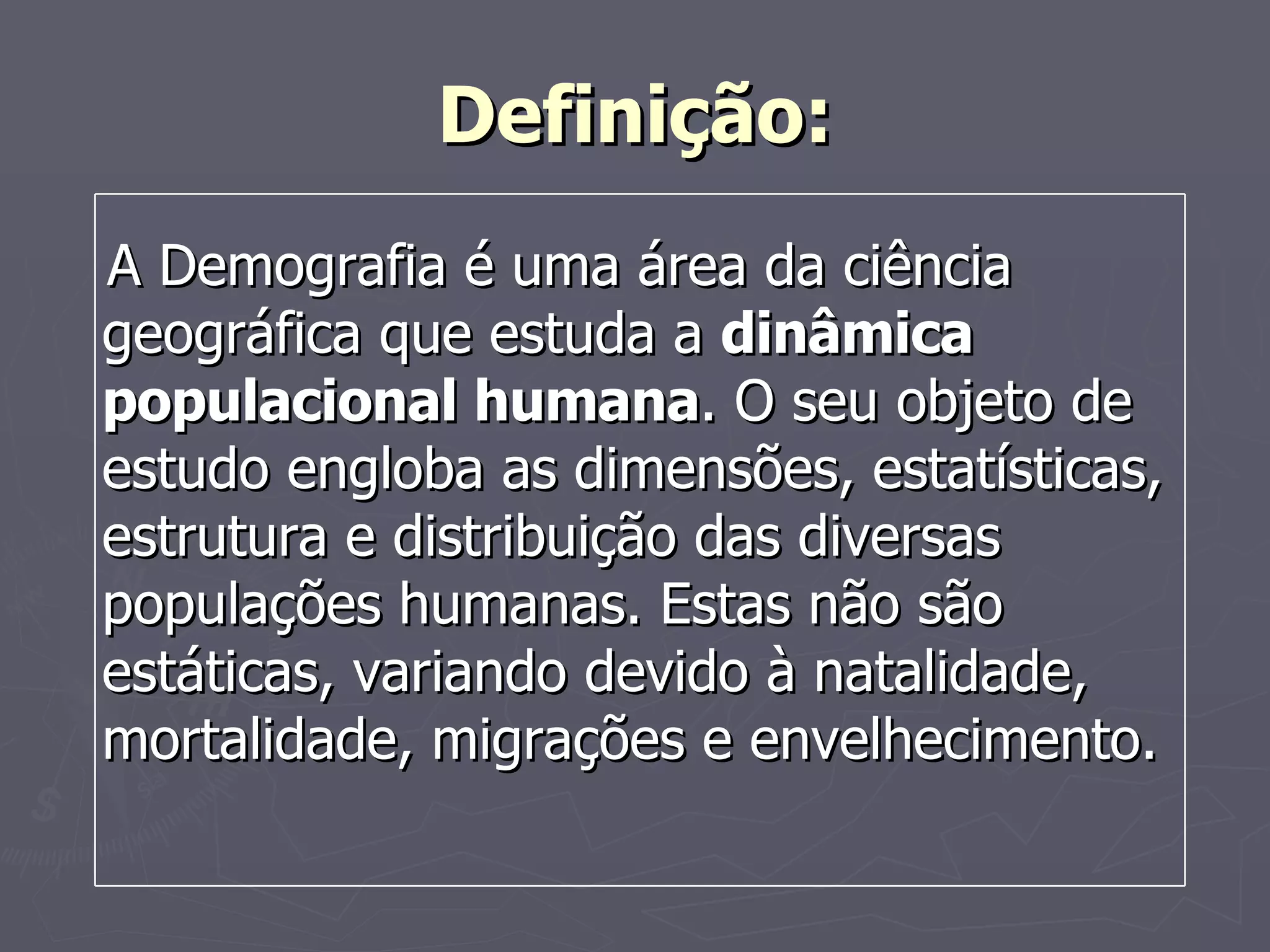 Demografia | PPT