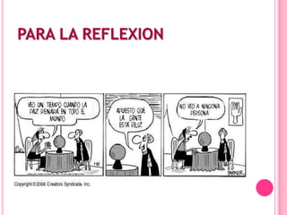 PARA LA REFLEXION
 