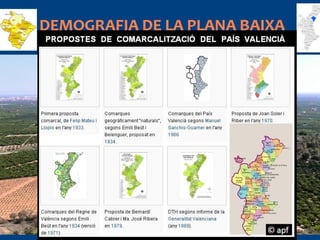 Demografia de La Plana Baixa 