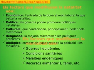 DISTRIBUCIÓ DE LA POBLACIÓ
 