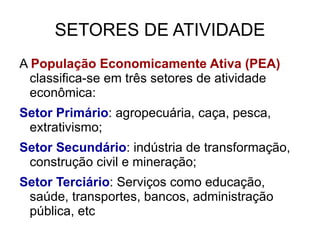 MIGRAÇÕES INTERNAS Pendulares : Realizadas diariamente, da periferia para o centro da cidade ou dos subúrbios e das cidades-satélites para a metrópole, com retorno da população após a jornada de trabalho; 